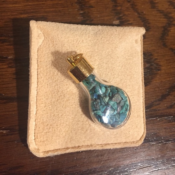 H Stern turquoise glass charm necklace piece - Picture 4 of 4